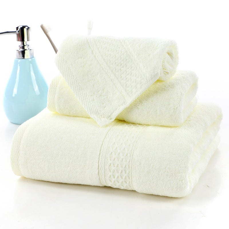 Cotton Three Piece Towel Set