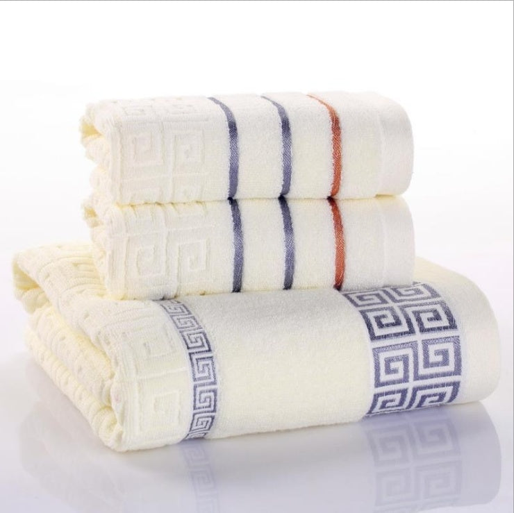 Three Piece Cotton Towel Set