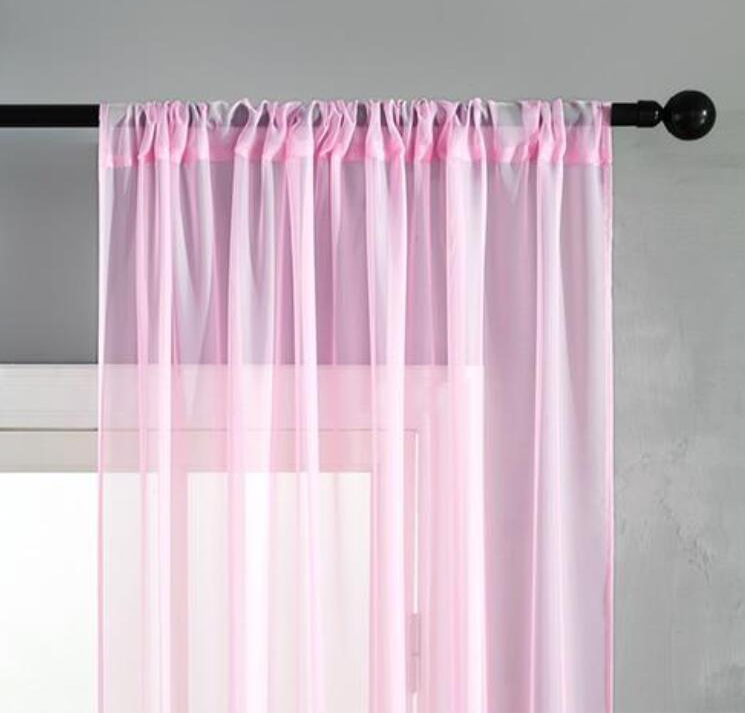 Pure Color Cotton And Linen Window Screen