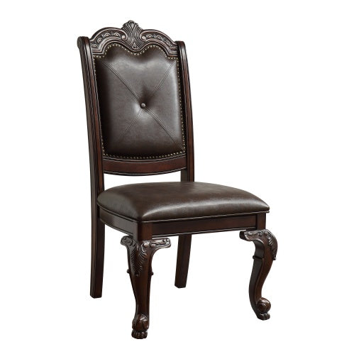Kiera Side Chair Set Of 2 / Brown