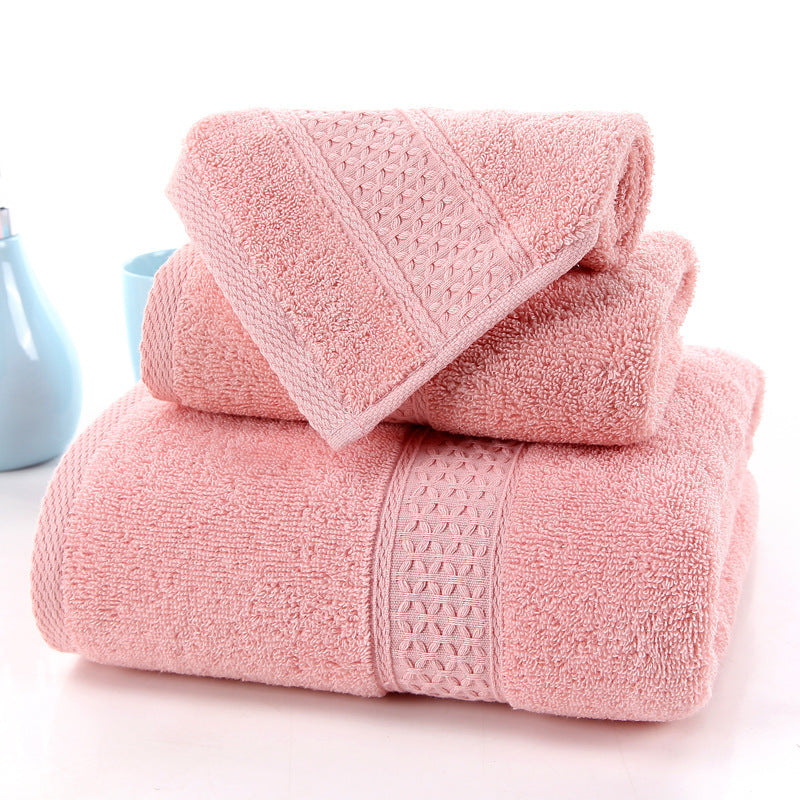 Cotton Three Piece Towel Set