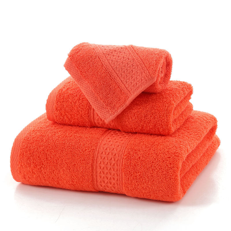 Cotton Three Piece Towel Set