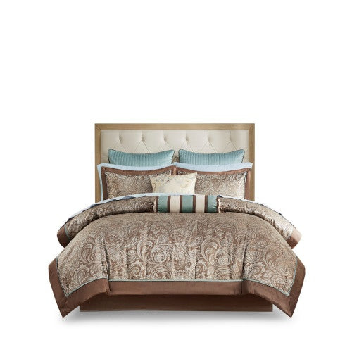 12 Piece Comforter Set With Cotton Bed Sheets