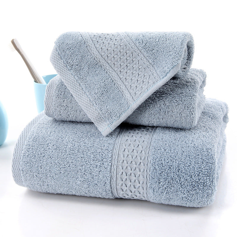 Cotton Three Piece Towel Set
