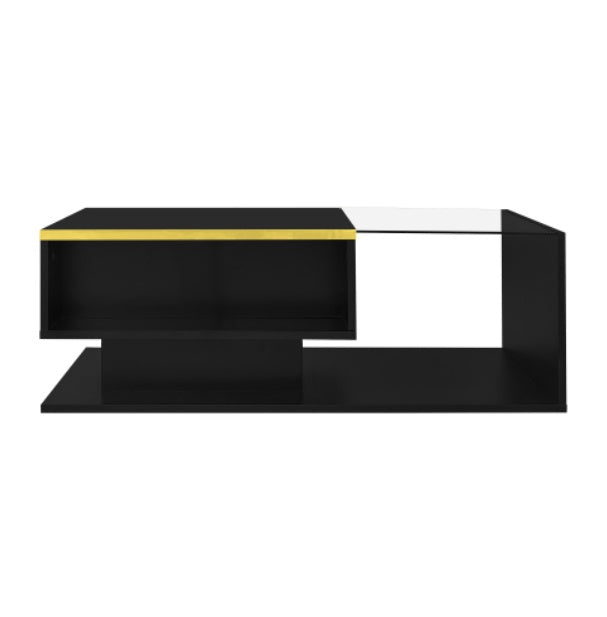 Long Coffee Table, High-Gloss White.