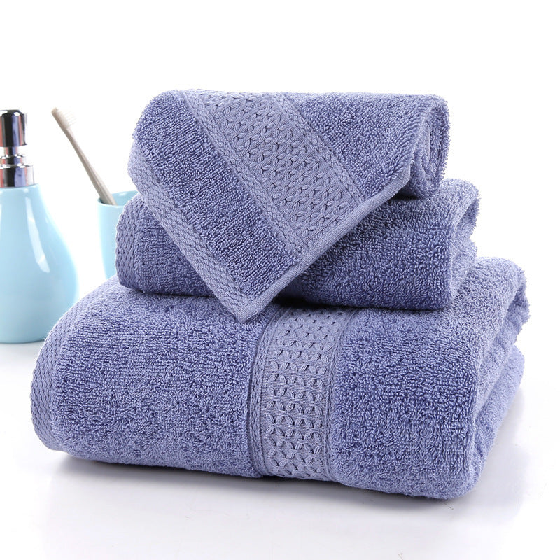 Cotton Three Piece Towel Set