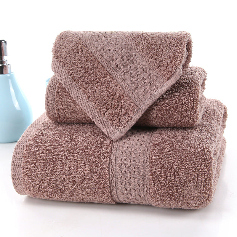 Cotton Three Piece Towel Set
