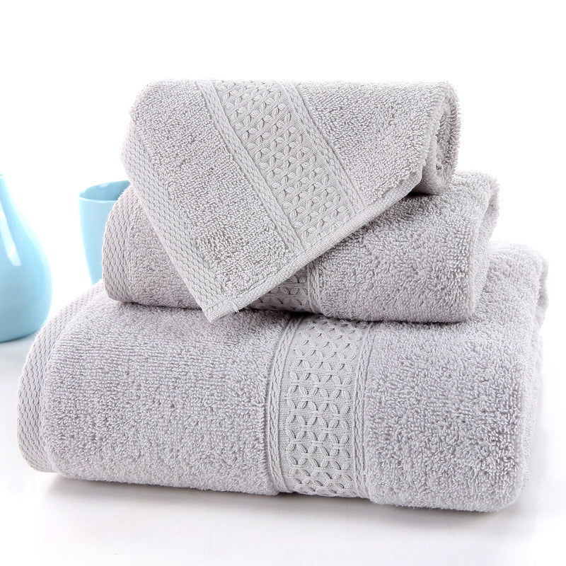 Cotton Three Piece Towel Set
