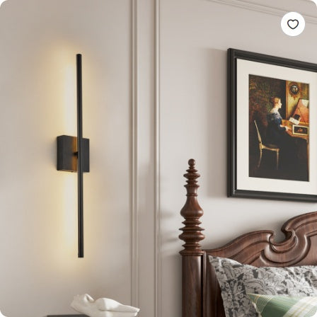 2 Pack Modern LED Wall Sconce, Minimalist Indoor Wall Light Fixtures.