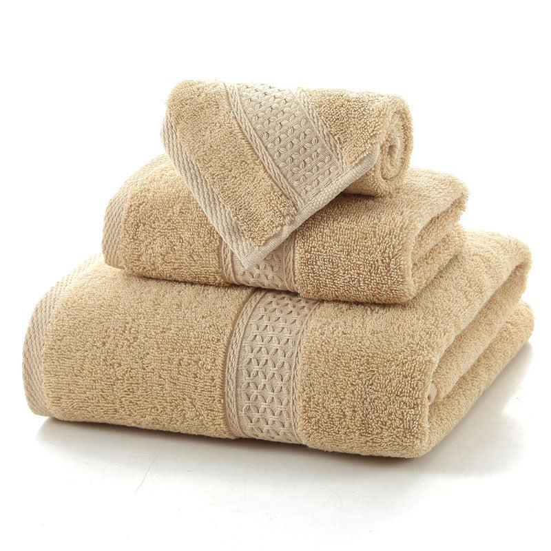 Cotton Three Piece Towel Set