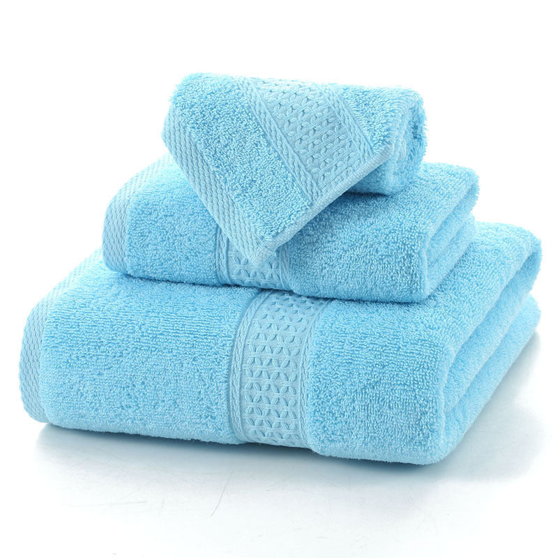 Cotton Three Piece Towel Set