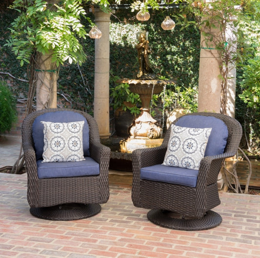 Swivel Chairs Set Of 2