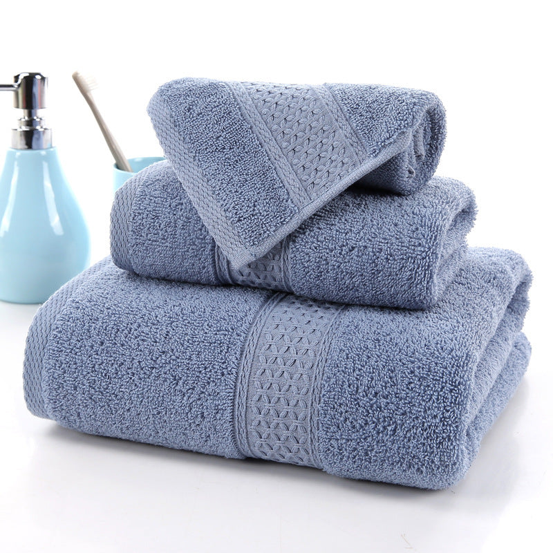 Cotton Three Piece Towel Set