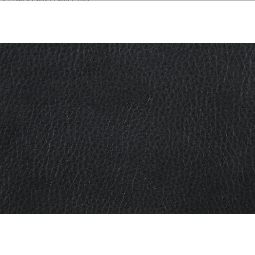 Living Room Furniture 2pc Sofa Set Black Faux Leather Tufted Sofa