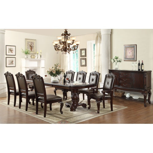 Kiera Side Chair Set Of 2 / Brown
