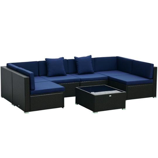 Blue Outdoor Sofa