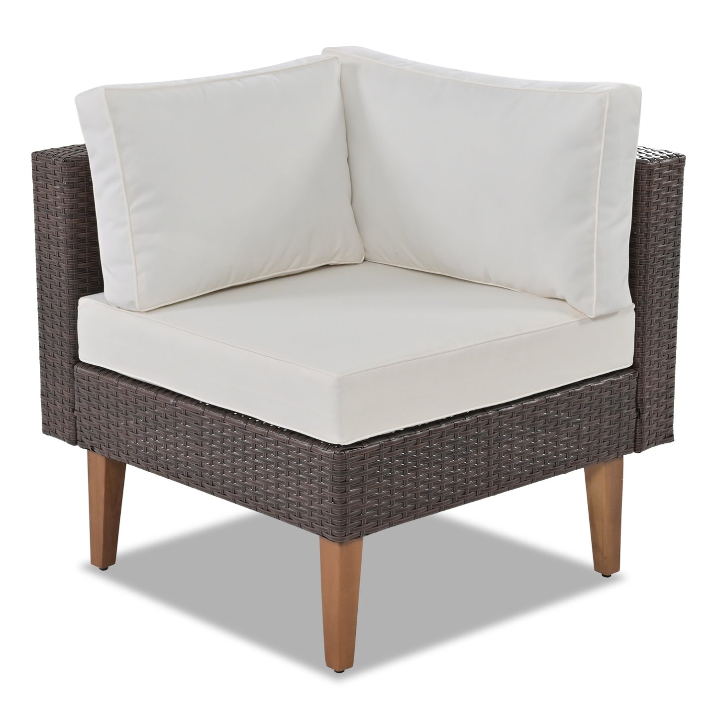 4 Piece Outdoor Wicker Sofa Set
