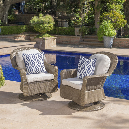 Swivel Chairs Set Of 2