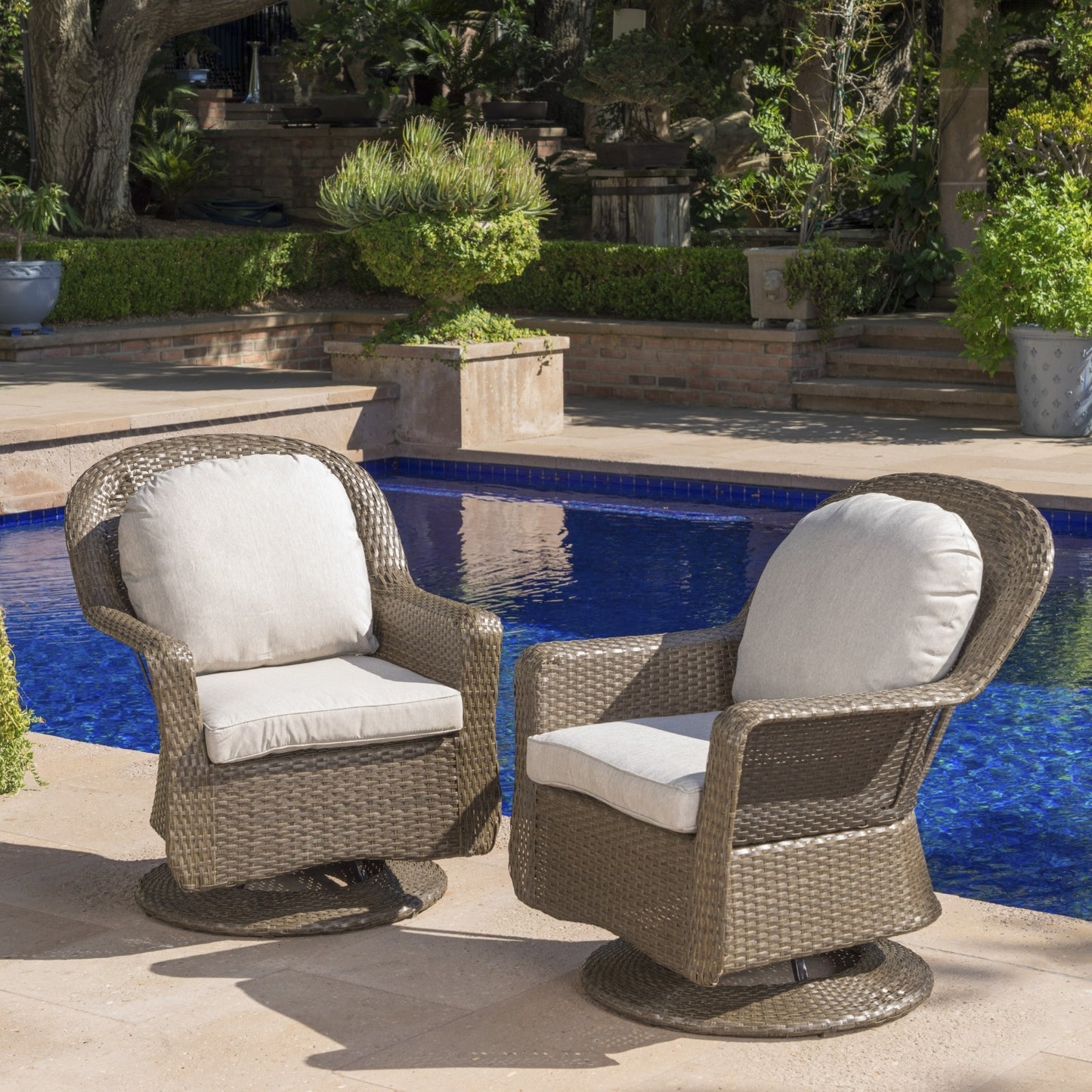 Swivel Chairs Set Of 2