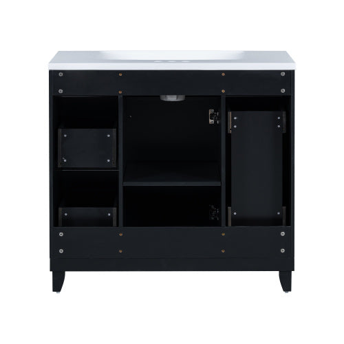 Bathroom Vanity Cabinet With Sink Top Combo Set