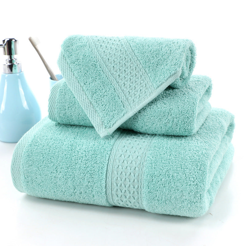 Cotton Three Piece Towel Set