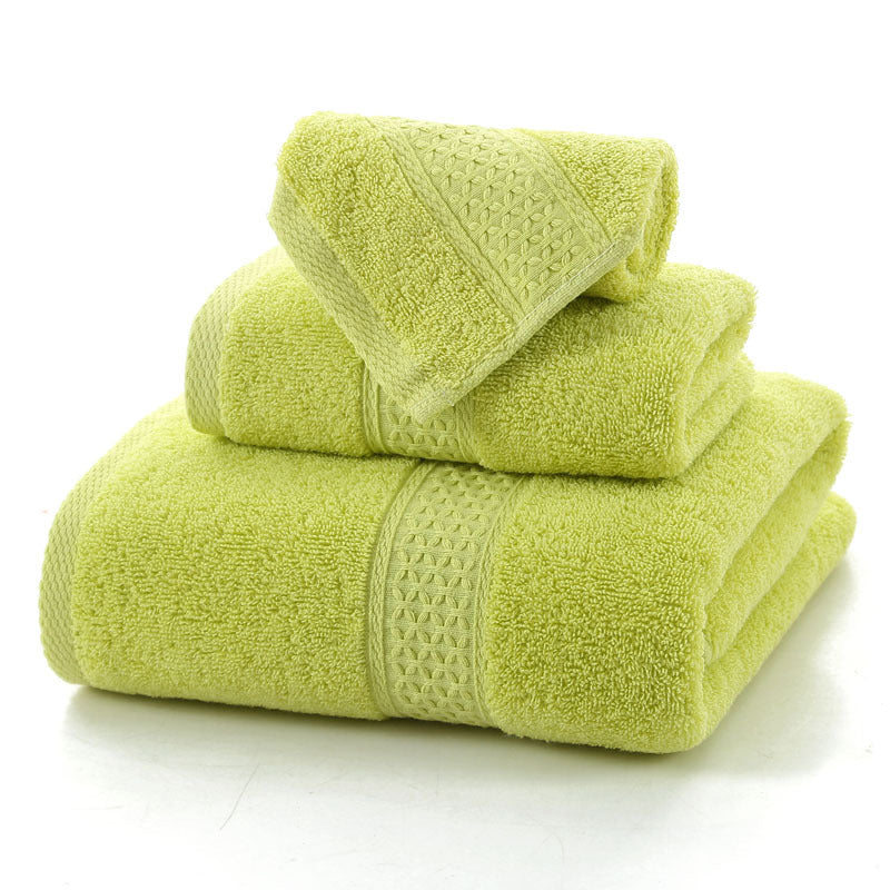 Cotton Three Piece Towel Set